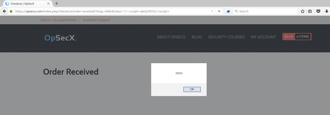 XSS in Instamojo Plugin